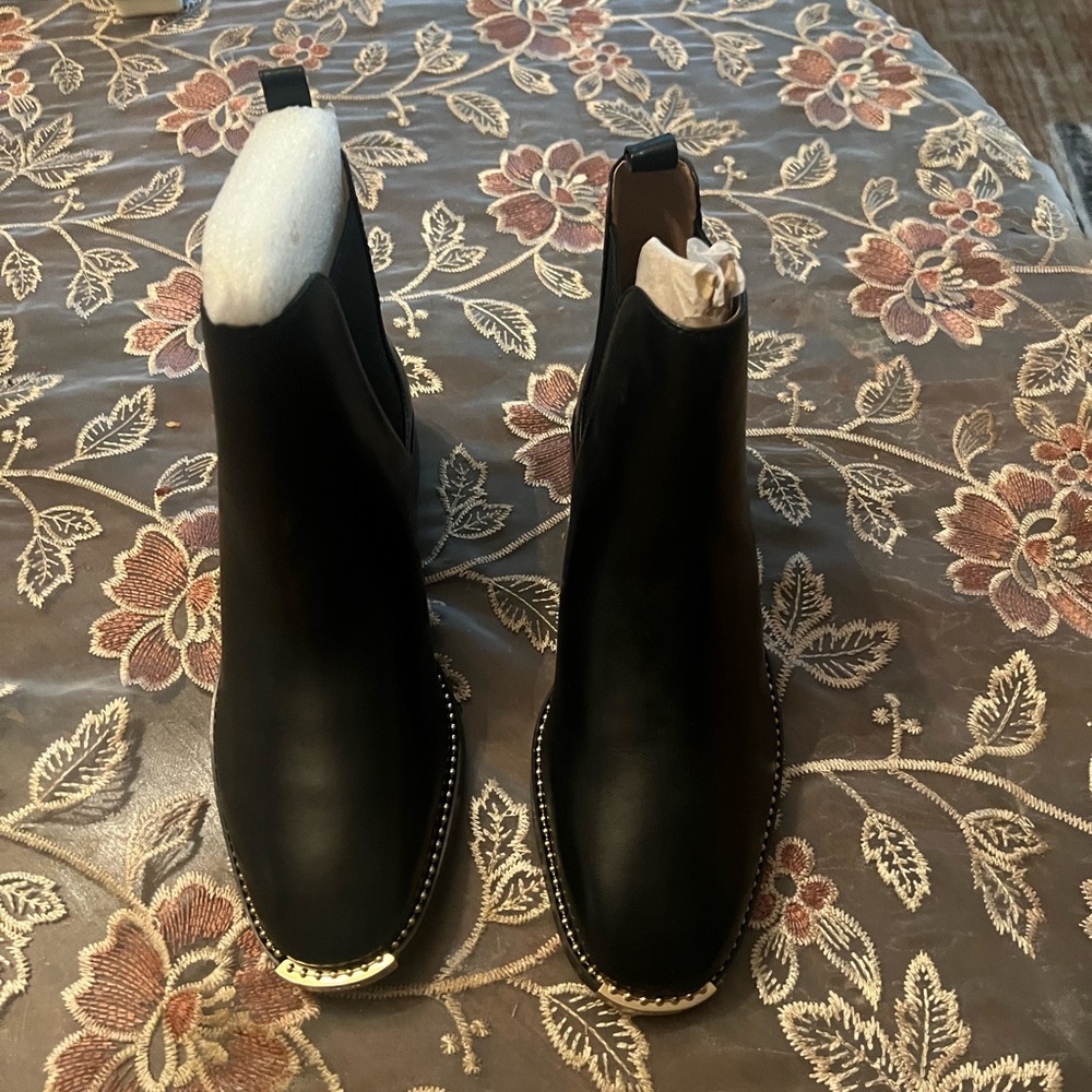 Coach Nichole Leather Ankle Boots Size 6 - Picture 6 of 6